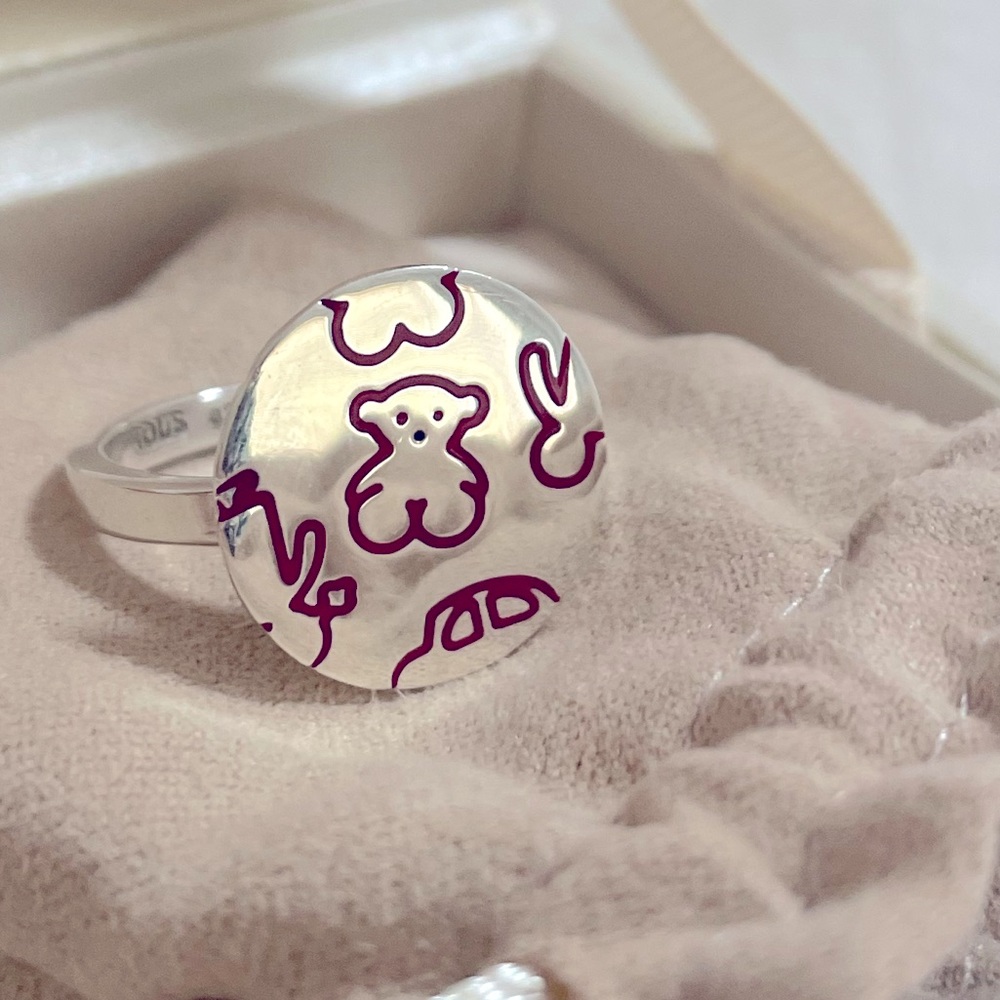 TOUS ring silver 925 size 8